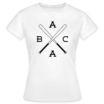ACAB - Frauen T-Shirt - Weiß - Vorne - AI Model Female 172 dark (172cm)