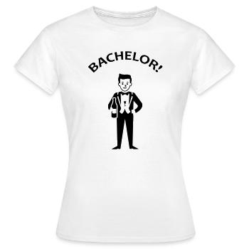 Baccalauréat Junggeselle - T-shirt Femme - blanc - Devant - AI Model Female 172 dark (172cm)
