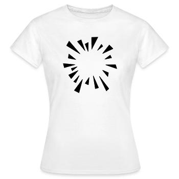 Comic Effect Burst Balloon - Women's T-Shirt - white - Front - AI Model Female 172 dark (172cm)