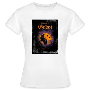 Waiting for Godot - Women's T-Shirt - white - Front - AI Model Female 172 dark (172cm)