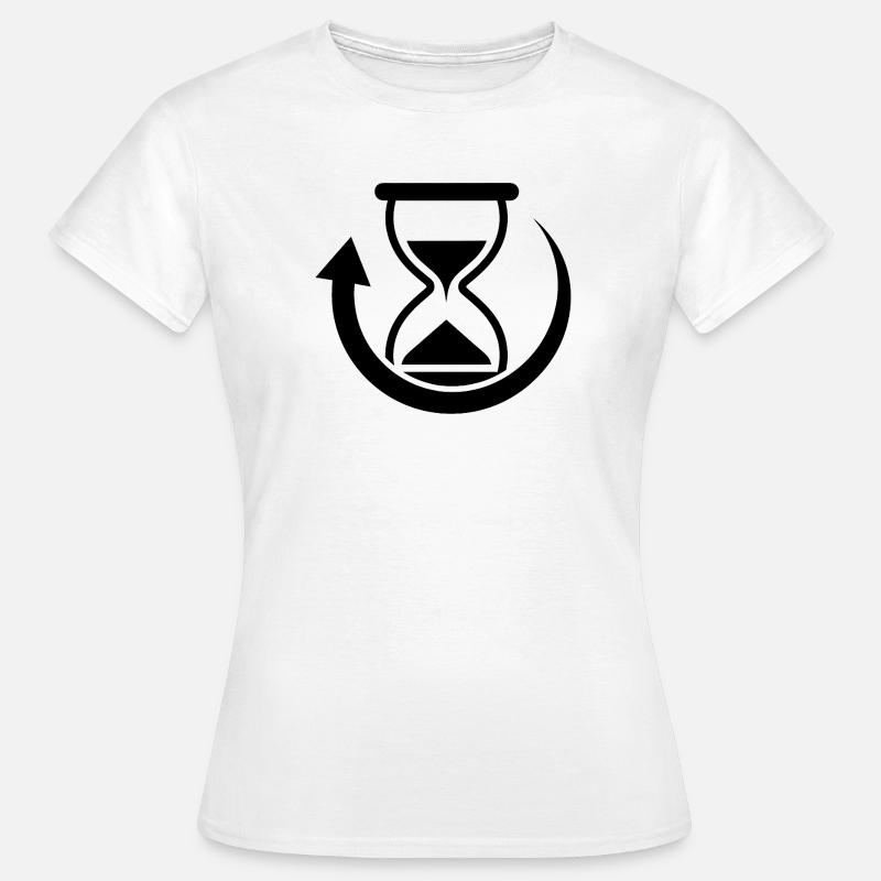 Time rotation graphics - Women's T-Shirt - white