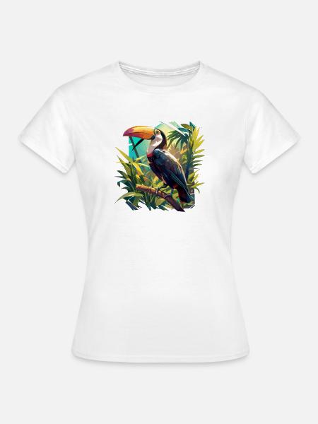 Tukane Tukan - Frauen T-Shirt - Weiß