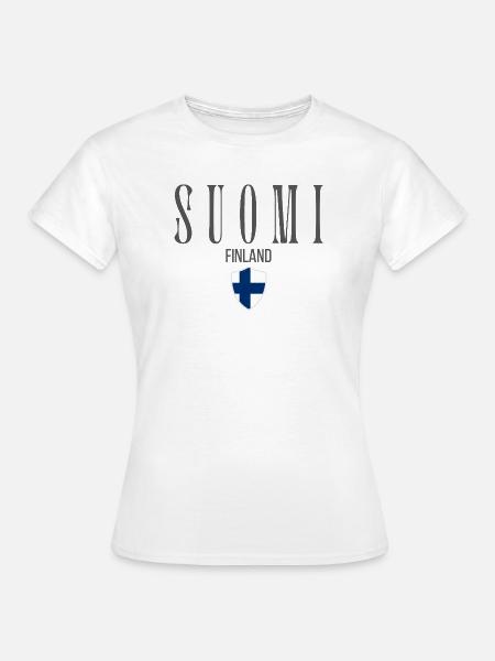 Ursprünglich aus Finnland, geboren in Finnland - Frauen T-Shirt - Weiß
