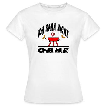 Griller - T-shirt Femme - blanc - Devant - AI Model Female 172 dark (172cm)