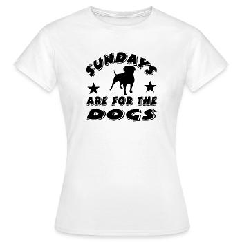 canine - Women's T-Shirt - white - Front - AI Model Female 172 dark (172cm)