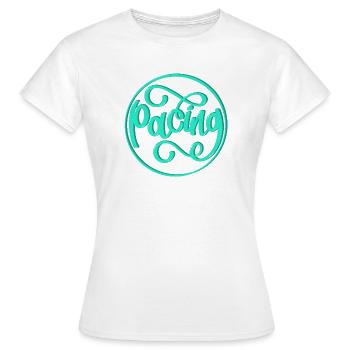 Rythme - T-shirt Femme - blanc - Devant - AI Model Female 172 dark (172cm)