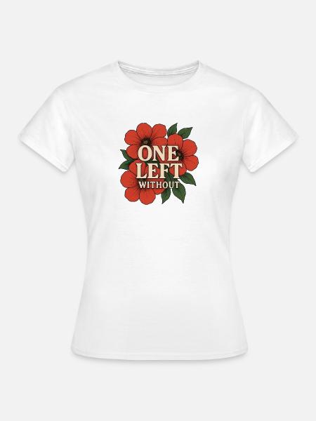 Blumen-Merch - Frauen T-Shirt - Weiß