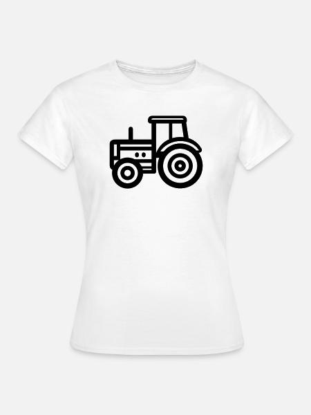 Traktor - Frauen T-Shirt - Weiß