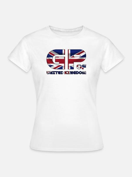united_kingdom_gp - Frauen T-Shirt - Weiß