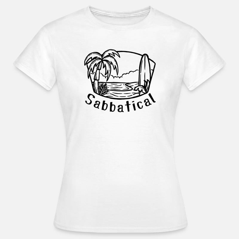 Sabbatico - Maglietta da donna - bianco
