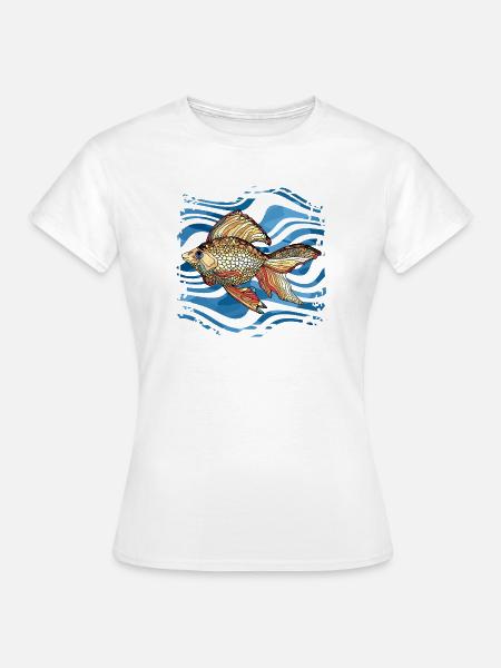 Fisch - Frauen T-Shirt - Weiß