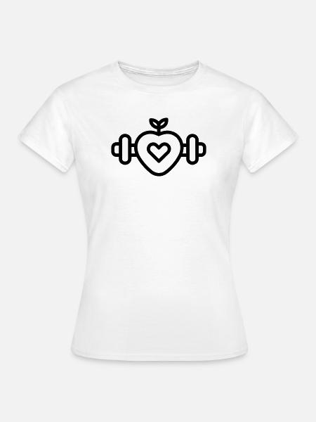 Gesunder Lebensstil - Frauen T-Shirt - Weiß