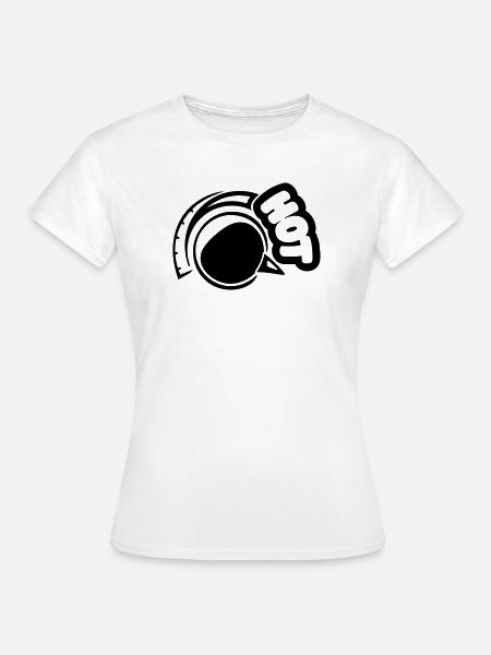 HOT - Frauen T-Shirt - Weiß