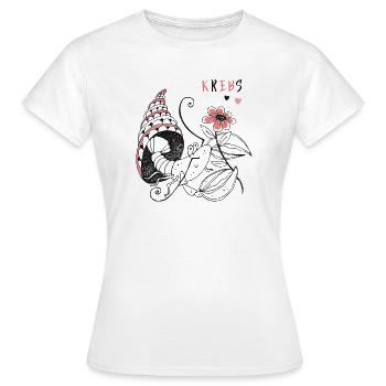 Sternzeichen Krebs - Frauen T-Shirt - Weiß - Vorne - AI Model Female 172 dark (172cm)