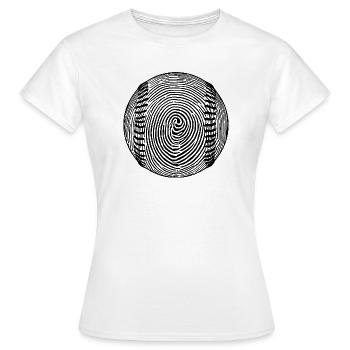 Baseball Passion Art Amateur de baseball - T-shirt Femme - blanc - Devant - AI Model Female 172 dark (172cm)