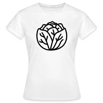 Kohl - Frauen T-Shirt - Weiß - Vorne - AI Model Female 172 dark (172cm)