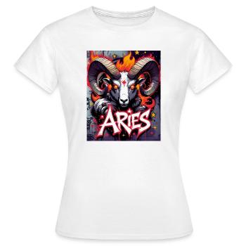 Aries - Women's T-Shirt - white - Front - AI Model Female 172 dark (172cm)