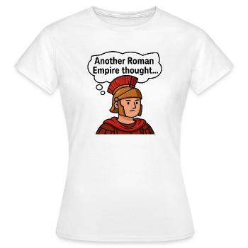 Guerrier romain - T-shirt Femme - blanc - Devant - AI Model Female 172 dark (172cm)