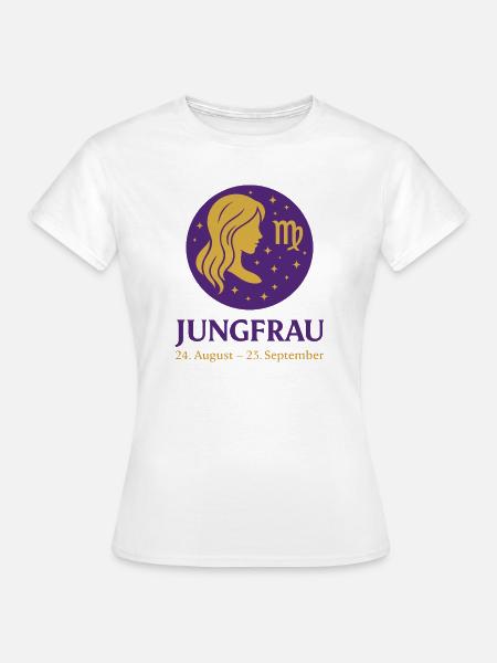 Sternzeichen Jungfrau - Frauen T-Shirt - Weiß