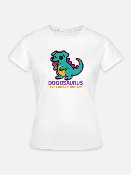 Dogosaurus - The Barkasaurus Rex - Frauen T-Shirt - Weiß