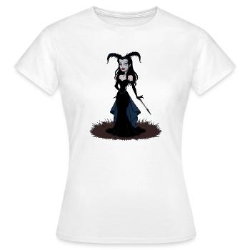 Banshee Vampire Femme - T-shirt Femme - blanc - Devant - AI Model Female 172 dark (172cm)