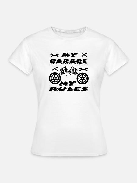 Garage - Frauen T-Shirt - Weiß