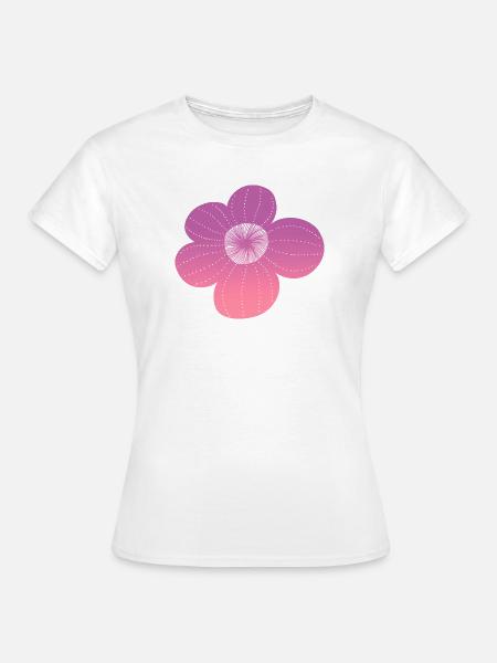 Boho flower - Frauen T-Shirt - Weiß