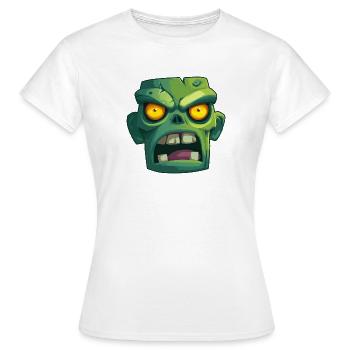 Zombie für Halloween Party - Frauen T-Shirt - Weiß - Vorne - AI Model Female 172 dark (172cm)