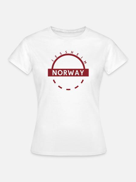 Norwegen Ring Emblem - Frauen T-Shirt - Weiß