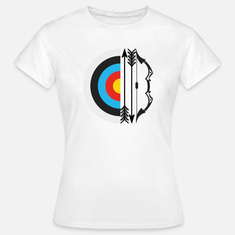 Target Archery Arrow Bow Archer Archery Sport - Women's T-Shirt - white