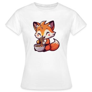 Nouilles Ramen Nouilles Chibi Asia Soupe de nouilles Anime - T-shirt Femme - blanc - Devant - AI Model Female 172 dark (172cm)