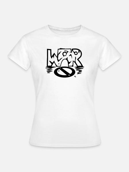 WAR / (No) war - Frauen T-Shirt - Weiß