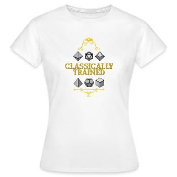 Klassisch trainierte Würfelmeisterschaft - Frauen T-Shirt - Weiß - Vorne - AI Model Female 172 dark (172cm)