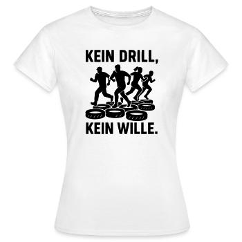 Percer pas de percer pas de volonté - T-shirt Femme - blanc - Devant - AI Model Female 172 dark (172cm)