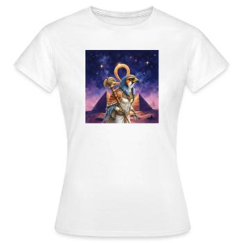 Pharaoh Warrior Bird - Women's T-Shirt - white - Front - AI Model Female 172 dark (172cm)