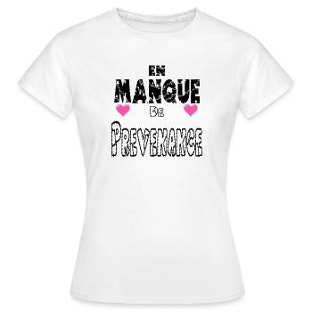 Lacking Thoughtfulness - Women's T-Shirt - white - Front - AI Model Female 172 dark (172cm)