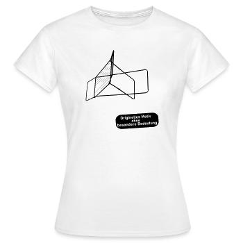 Originelles Motiv ohne besondere Bedeutung - Frauen T-Shirt - Weiß - Vorne - AI Model Female 172 dark (172cm)
