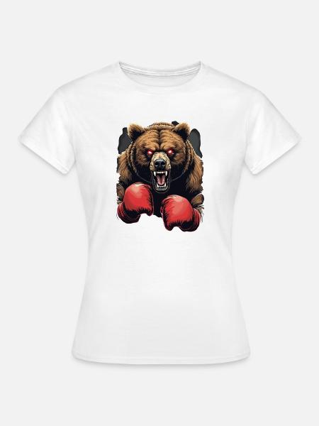 Boxen - Frauen T-Shirt - Weiß
