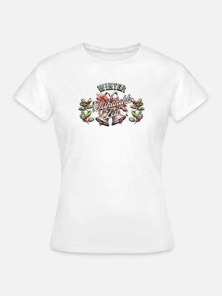 Winter Weihnachtszeit - Frauen T-Shirt - Weiß