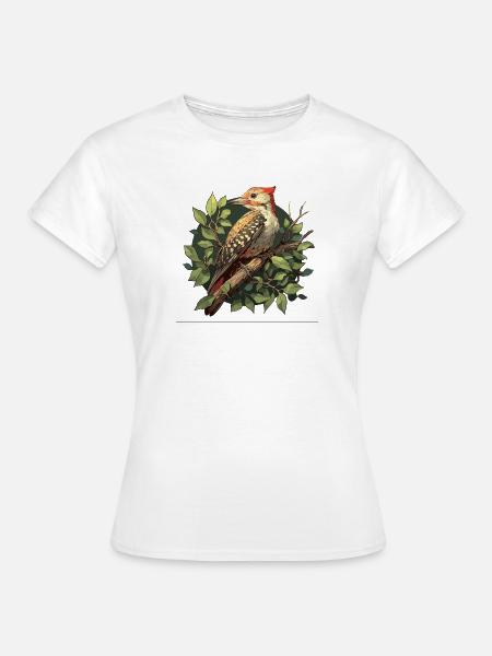 Spechte Specht - Frauen T-Shirt - Weiß