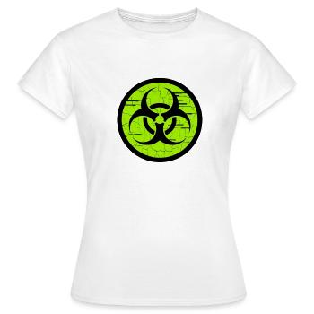 underground Biohazard - T-shirt Femme - blanc - Devant - AI Model Female 172 dark (172cm)