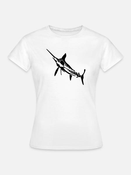 Speerfisch - Frauen T-Shirt - Weiß