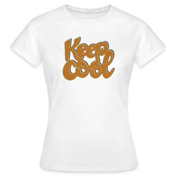 Keep cool - Frauen T-Shirt - Weiß - Vorne - AI Model Female 172 dark (172cm)
