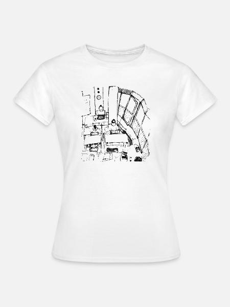 Klassenzimmer - Frauen T-Shirt - Weiß