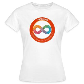 Leadership ou ? - T-shirt Femme - blanc - Devant - AI Model Female 172 dark (172cm)