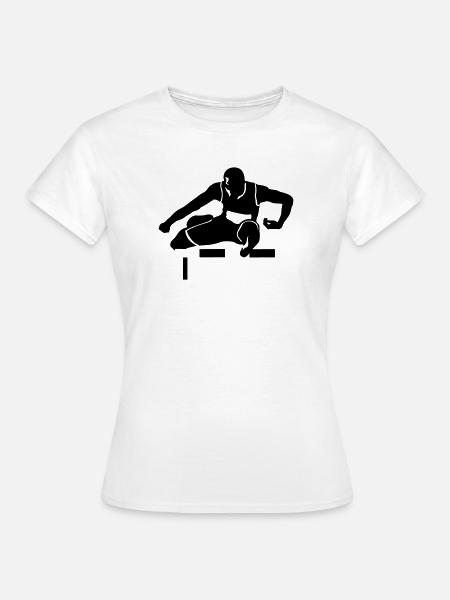 Leichtathletik - Frauen T-Shirt - Weiß