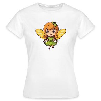 Fée Doux Bébé Conte de Fées - T-shirt Femme - blanc - Devant - AI Model Female 172 dark (172cm)