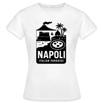 Naples Napoli - T-shirt Femme - blanc - Devant - AI Model Female 172 dark (172cm)