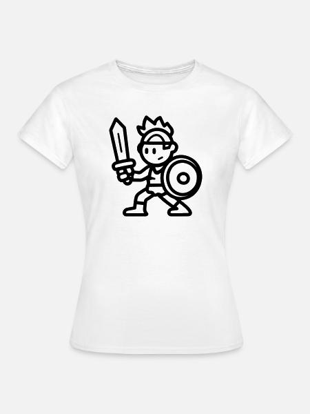 Krieger - Frauen T-Shirt - Weiß