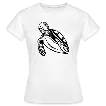 Turtle Turtles - Women's T-Shirt - white - Front - AI Model Female 172 dark (172cm)
